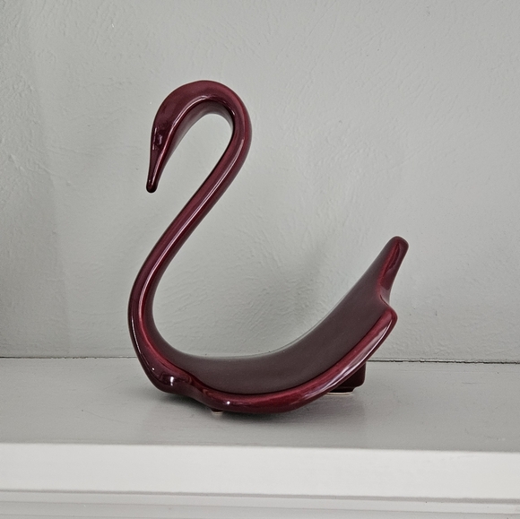 Vintage 80s Nova Designs Swan Hand Towel Holder - Picture 1 of 5
